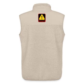 Anfällig - Unisex Sherpaweste von Stanley/Stella - Beige - Hinten - AI Model Male 178 light (178cm)