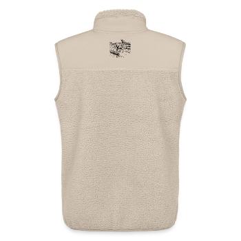Tag am Meer 2 - Unisex Sherpaweste von Stanley/Stella - Beige - Hinten - AI Model Male 178 light (178cm)