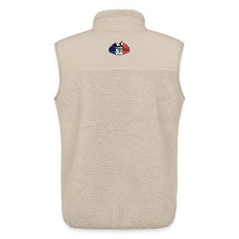MontVentoux  2026 sticker - Unisex Sherpaweste von Stanley/Stella - Beige - Hinten - AI Model Male 178 light (178cm)