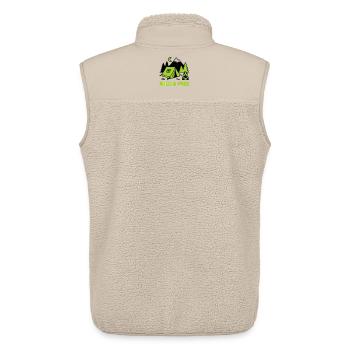 Camping Zelt Natur Grafik - Unisex Sherpaweste von Stanley/Stella - Beige - Hinten - AI Model Male 178 light (178cm)