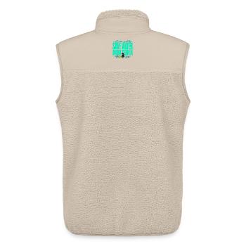 Spare Wasser, trink Tequila - Lustiges Shirt - Unisex Sherpaweste von Stanley/Stella - Beige - Hinten - AI Model Male 178 light (178cm)