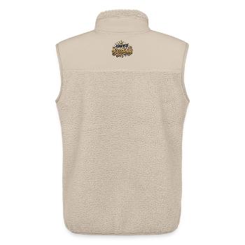 Happy Birthday - Unisex Sherpaweste von Stanley/Stella - Beige - Hinten - AI Model Male 178 light (178cm)