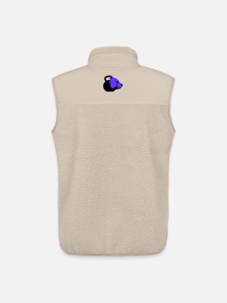 Kettlebell Bear Bear Dynamic Fitness - Unisex Sherpa Gilet by Stanley/Stella - beige