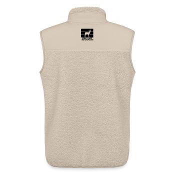 Antelope Humor Saying - Unisex Sherpa Gilet by Stanley/Stella - beige - Back - AI Model Male 178 light (178cm)