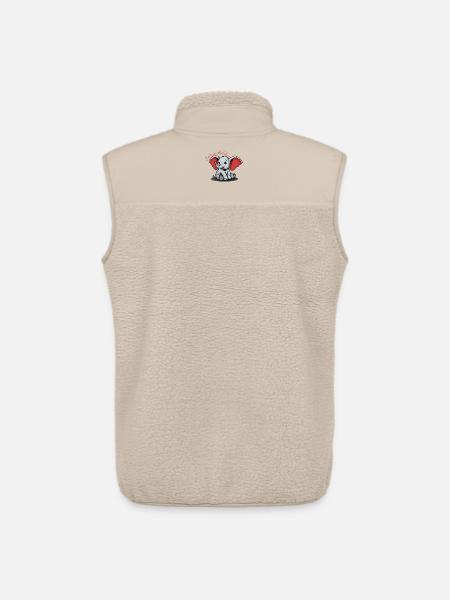 Cute Elephant - Unisex Sherpa Gilet by Stanley/Stella - beige