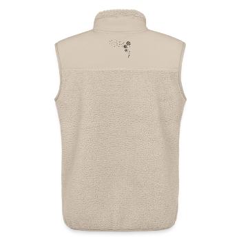 Dandelion Dandelion - Unisex Sherpa Gilet by Stanley/Stella - beige - Back - AI Model Male 178 light (178cm)