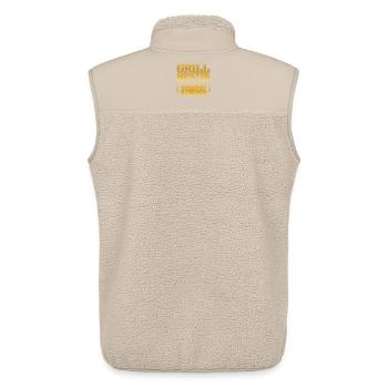 Barbecue 1966 - Unisex Sherpa Gilet by Stanley/Stella - beige - Back - AI Model Male 178 light (178cm)