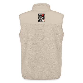 Kindness Grows The Coolest Flowers - Unisex Sherpaweste von Stanley/Stella - Beige - Hinten - AI Model Male 178 light (178cm)