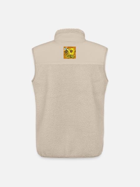insect - Unisex Sherpa Gilet by Stanley/Stella - beige