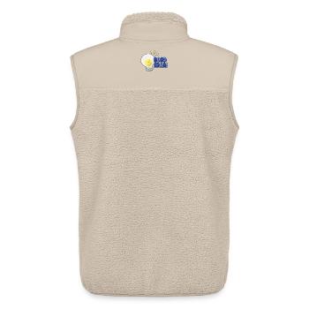 Good Idea Light Bulb Comic - Unisex Sherpa Gilet by Stanley/Stella - beige - Back - AI Model Male 178 light (178cm)