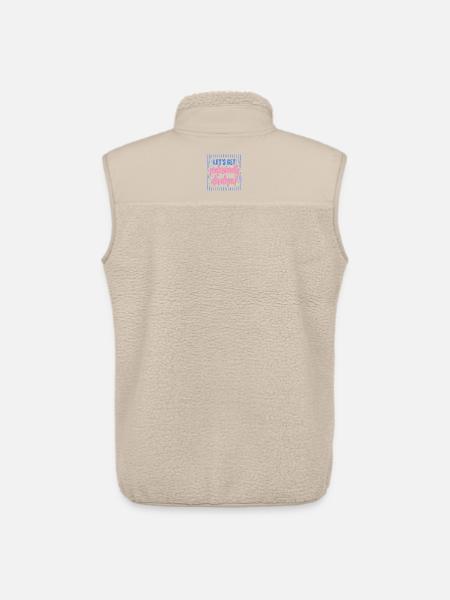 Let's professionally developed - Unisex Sherpa Gilet by Stanley/Stella - beige