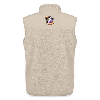 Mort de Fatigue Toujours Effrayant - Veste sans manches sherpa unisexe Stanley/Stella - beige - Dos - AI Model Male 178 light (178cm)