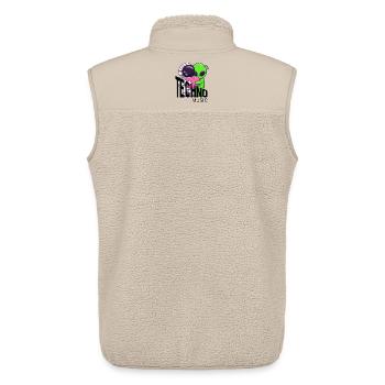 Cosmic Friends Heart Hug - Unisex Sherpa Gilet by Stanley/Stella - beige - Back - AI Model Male 178 light (178cm)