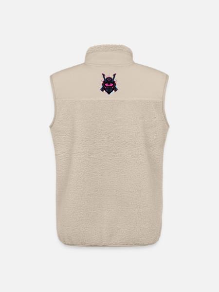 Neon-Samurai Helm - Unisex Sherpaweste von Stanley/Stella - Beige