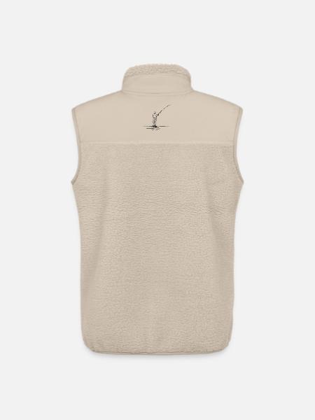 Fischer Zeichnung - Unisex Sherpaweste von Stanley/Stella - Beige