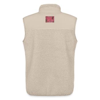 Find Jesus by Eunice Ahiale - Unisex Sherpa Gilet by Stanley/Stella - beige - Back - AI Model Male 178 light (178cm)