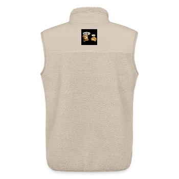 Toast - Unisex Sherpaweste von Stanley/Stella - Beige - Hinten - AI Model Male 178 light (178cm)