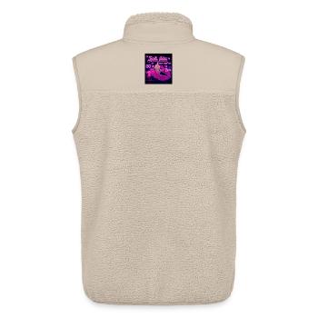40. Geburtstag Frau 39 Plus Lustiger Spruch - Unisex Sherpaweste von Stanley/Stella - Beige - Hinten - AI Model Male 178 light (178cm)