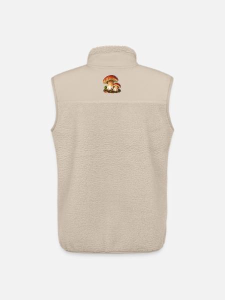 Steinpilz - Unisex Sherpaweste von Stanley/Stella - Beige