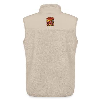 Bar Derry Northern Ireland Vintage Ghouls - Unisex Sherpaweste von Stanley/Stella - Beige - Hinten - AI Model Male 178 light (178cm)