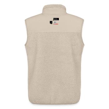 dead pixel_german - Unisex Sherpaweste von Stanley/Stella - Beige - Hinten - AI Model Male 178 light (178cm)