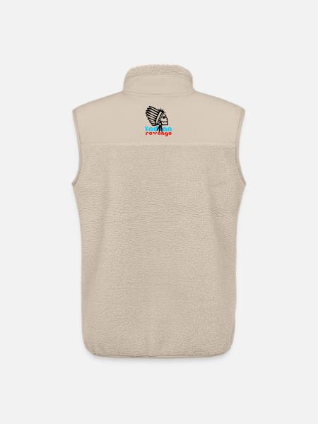 Indian Skull Revenge - Unisex Sherpaweste von Stanley/Stella - Beige