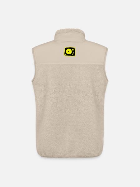 Record player - Unisex Sherpa Gilet by Stanley/Stella - beige