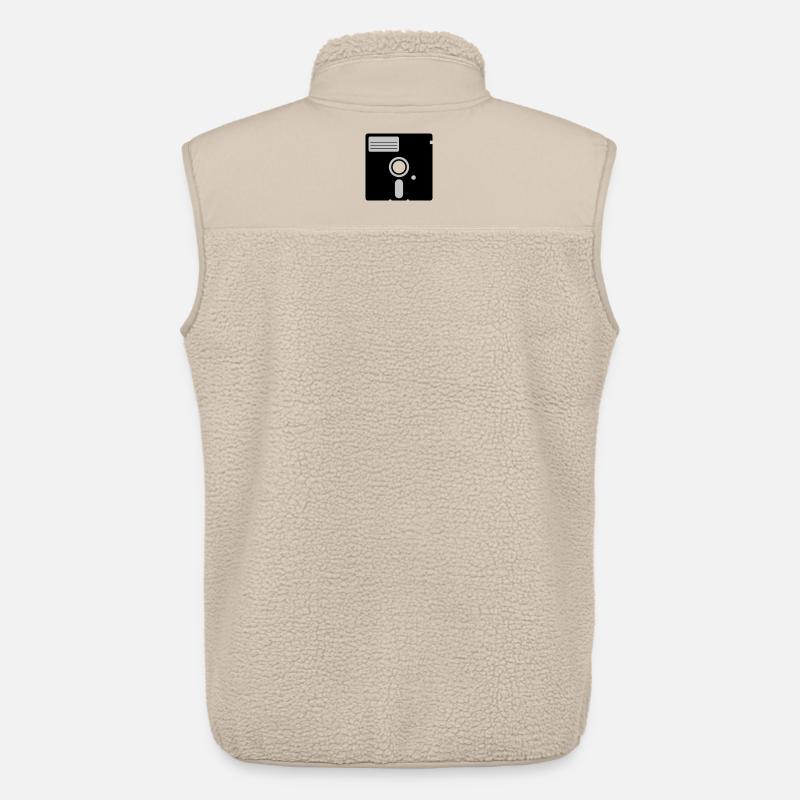 retro floppy disk - Unisex Sherpaweste von Stanley/Stella - Beige