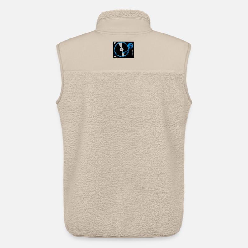 turntables - Unisex Sherpa Gilet by Stanley/Stella - beige
