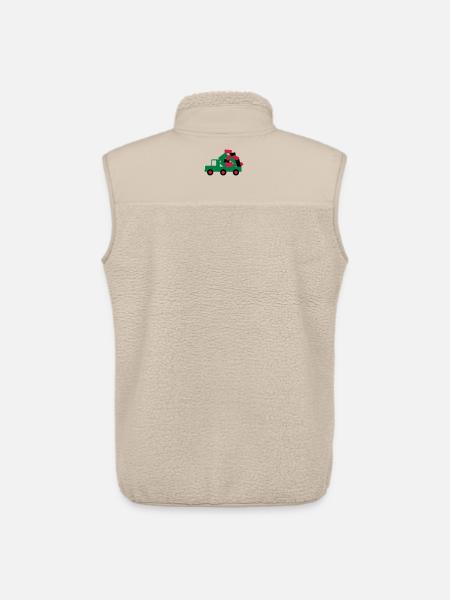 véhicule - Veste sans manches sherpa unisexe Stanley/Stella - beige