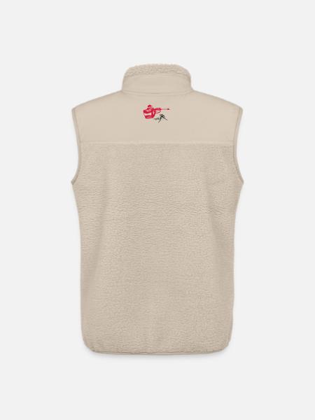 biathlon - Veste sans manches sherpa unisexe Stanley/Stella - beige