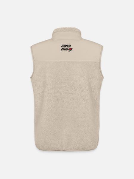 Watermelon smuggler - Unisex Sherpa Gilet by Stanley/Stella - beige