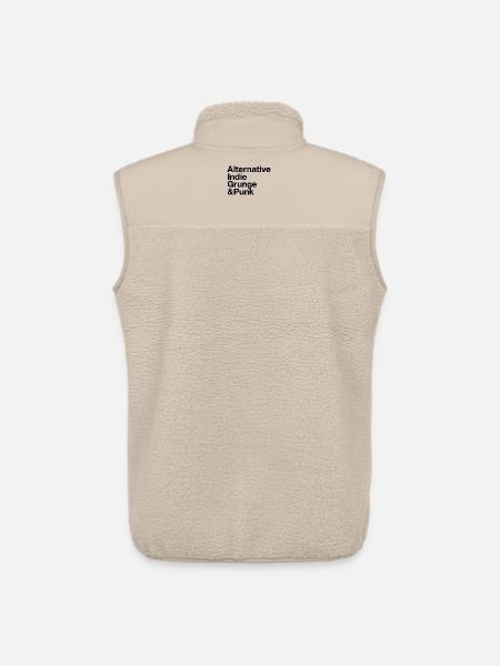 Stile musicale Indie Grunge Punk alternativo - Gilet sherpa unisex di Stanley/Stella - beige