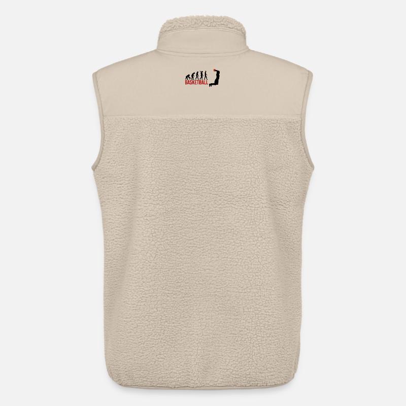 Evolution Basketball - Unisex Sherpaweste von Stanley/Stella - Beige