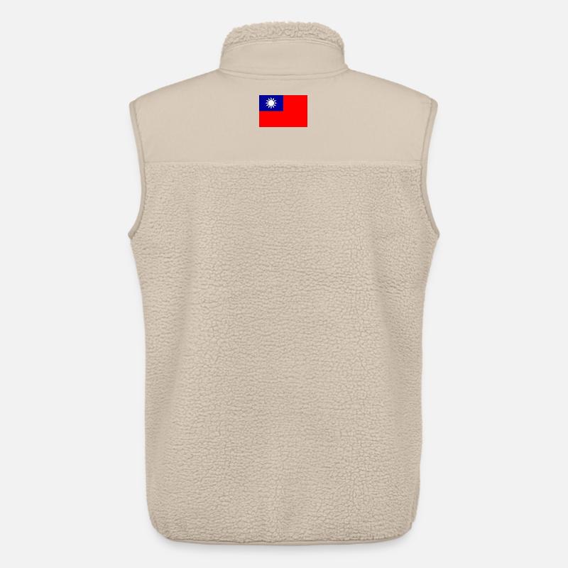 Republik China - Unisex Sherpaweste von Stanley/Stella - Beige