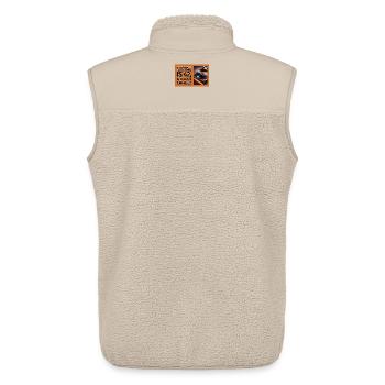 42 is the answer - Unisex Sherpa Gilet by Stanley/Stella - beige - Back - AI Model Male 178 light (178cm)