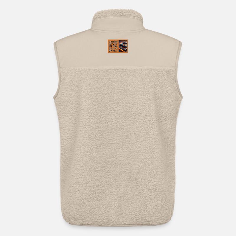 42 is the answer - Unisex Sherpaweste von Stanley/Stella - Beige
