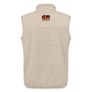 germany_gp - Veste sans manches sherpa unisexe Stanley/Stella - beige - Dos - AI Model Male 178 light (178cm)