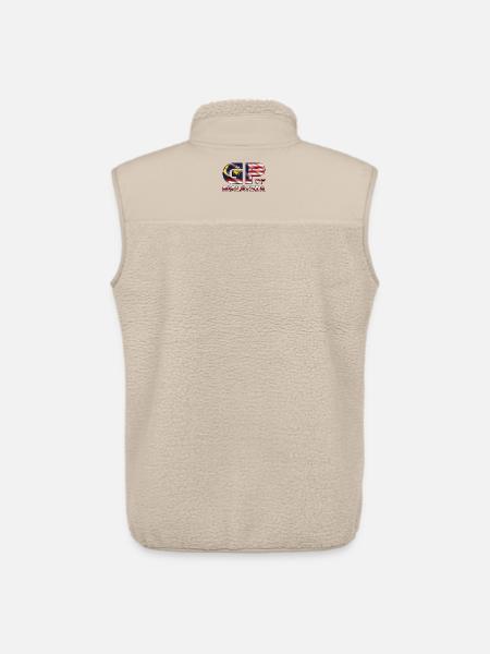 malaysia_gp - Veste sans manches sherpa unisexe Stanley/Stella - beige