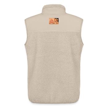 Struganina - Weiter Norden - Unisex Sherpaweste von Stanley/Stella - Beige - Hinten - AI Model Male 178 light (178cm)