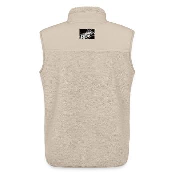 Lichtspiele 2 - Unisex Sherpaweste von Stanley/Stella - Beige - Hinten - AI Model Male 178 light (178cm)