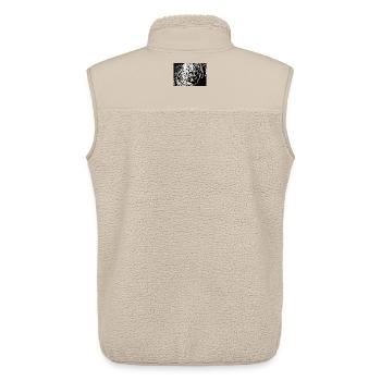 Lichtspiele 5 - Unisex Sherpaweste von Stanley/Stella - Beige - Hinten - AI Model Male 178 light (178cm)