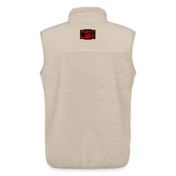 Push It To The Limit - Unisex Sherpaweste von Stanley/Stella - Beige - Hinten - AI Model Male 178 light (178cm)