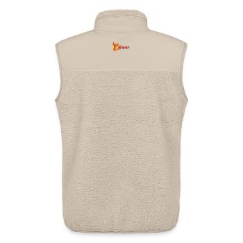 Atlanta Phoenix Resurgens Logo Tee - Unisex Sherpa Gilet by Stanley/Stella - beige - Back - AI Model Male 178 light (178cm)