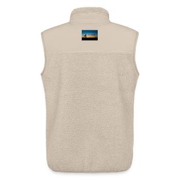 Play every day Evening light - Unisex Sherpa Gilet by Stanley/Stella - beige - Back - AI Model Male 178 light (178cm)
