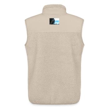 Gefährlicher Weg Madeira - Unisex Sherpaweste von Stanley/Stella - Beige - Hinten - AI Model Male 178 light (178cm)