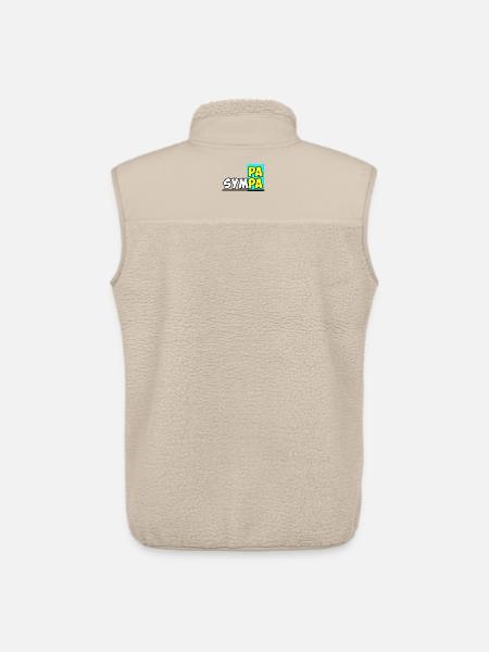 Nice Dad - Unisex Sherpa Gilet by Stanley/Stella - beige