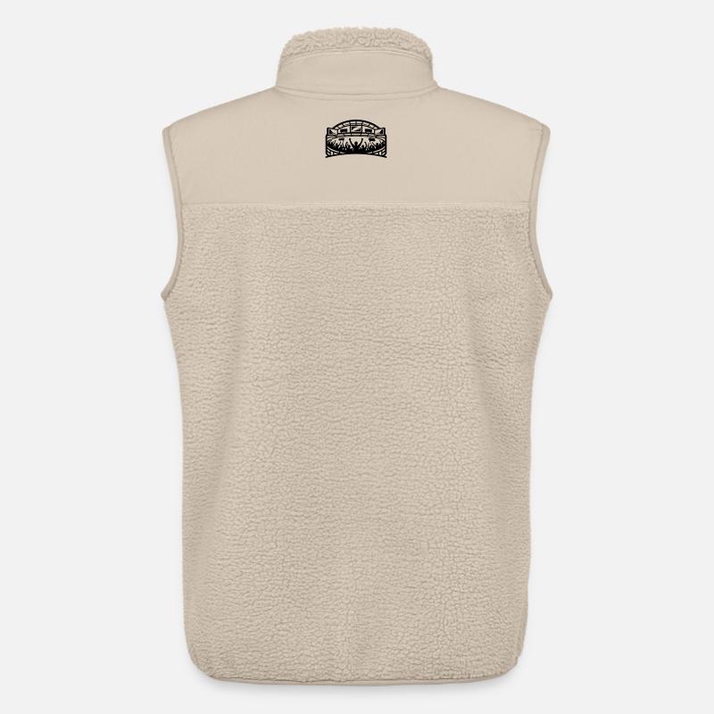 Stadium Fans Silhouette - Unisex Sherpa Gilet by Stanley/Stella - beige