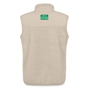 1-_Mayo_champions_2026 - Unisex Sherpaweste von Stanley/Stella - Beige - Hinten - AI Model Male 178 light (178cm)