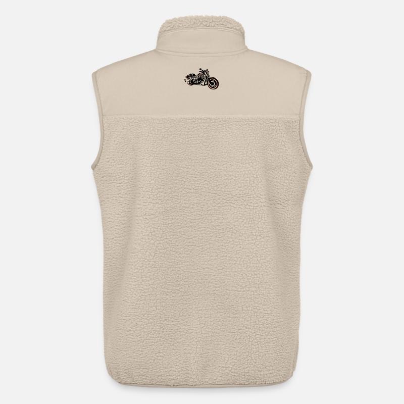 Chopper - Unisex Sherpaweste von Stanley/Stella - Beige